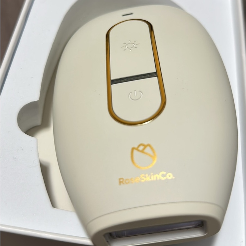 RoseSkinCo IPL Hair Removal Device in Cream and Gold